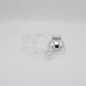 Mezclador de leche y té, Mini 8oz, 3 piezas, plateado, transparente, de plástico, cóctel, Martini - Product Image 4