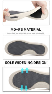 Zapatos para Diabéticos para Hombre, Extra Anchos, Sin Cordones, Antideslizantes, Transpirables, Ajustables, para Caminar, para Personas Mayores, Pies Hinchados, Alivio del Dolor - Product Image 4