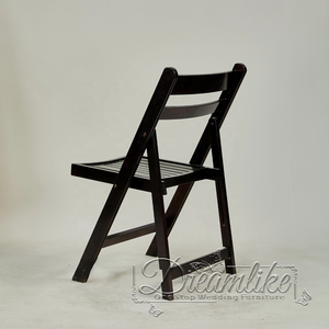 Chaise pliante en bois massif design moderne Mobilier d'hôtel durable pour les mariages, les banquets et les fêtes. - Product Image 3