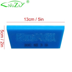 Edelstahl-Griff Abzieher B22 Fensterglas-Tönungsreinigungswerkzeug-Set Blue Max Gummi-Vinyl-Rakel - Product Image 3