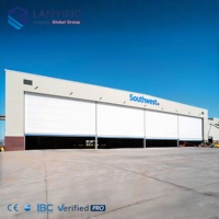 Hangar d'avion à structure en acier à portée libre haute résistance pour les opérations aéroportuaires commerciales