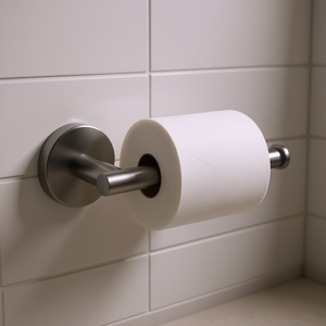 Portarrollos de Papel Higiénico Moderno de Acero Inoxidable para Montar en la Pared, Apto para Rollos Grandes, para Uso en Baños - Product Image 2