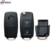 Vente en gros de coques de clés à 2 boutons sans support de pile pour clé de voiture V-w
