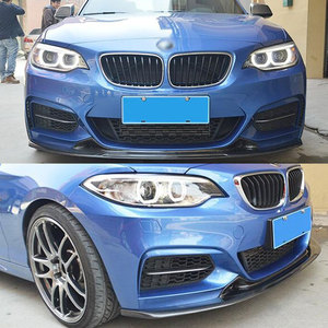 Lèvre de pare-chocs avant en fibre de carbone style Exot pour F22 F87 MT M235i Série 2, lèvre en carbone 2014-2021 - Product Image 5