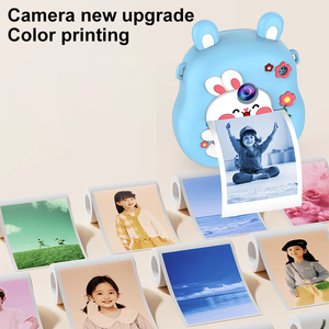 K8 Trẻ Em Ngay Lập Tức In Máy Ảnh Ảnh Tự Sướng Nhiệt In Máy Ảnh 2 'Màn Hình Ống Kính Kép 1080P Trẻ Em In Máy Ảnh Giáng Sinh Quà Tặng Sinh Nhật - Product Image 4