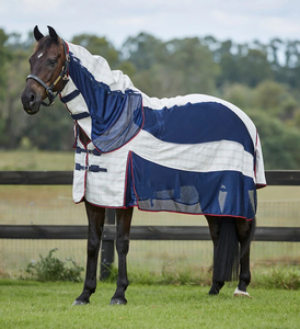 Лошадь летняя простыня с защитой от насекомых УФ-блок удобная посадка и дышащие панели для летнего использования - Product Image 4