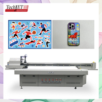 Impresora UV de Posicionamiento Visual Industrial TechJet V2513 para Acrílico, Madera y Aluminio, Impresora UV para Impresión en Sustratos Rígidos