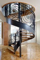 Escalier en colimaçon flottant Prima, personnalisé, invisible, à haute capacité de charge, pour villa moderne, loft, escalier en colimaçon flottant