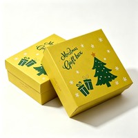 Boîte cadeau surprise en carton personnalisée avec base et couvercle en ruban pour baby shower, anniversaire, Noël, Saint-Valentin, fiançailles