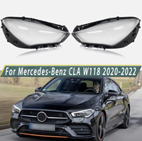 Casing Lampu Depan Plastik Transparan Terlaris, Penutup Lensa Lampu Depan, Casing Lampu Depan untuk Mercedes-Benz CLA W118 2020-2022
