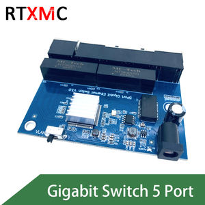 Base 1000M Commutateur de fibre réseau 5 ports Oem Odm <span class=keywords><strong>Mini</strong></span> utilisation de bureau pour ordinateur Commutateur de réseau à fibre optique Gigabit Ethernet 5 ports - Product Image 6