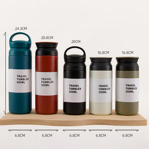 Bouteille d'eau isotherme de style Harajuku japonais, en acier inoxydable 304, avec revêtement en poudre, pour les voyages et les étudiants - Product Image 5