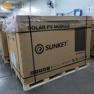 Panneau solaire monocristallin Sunket <span class=keywords><strong>Exiom</strong></span> entièrement noir 415W, module 182mm 108 cellules demi-coupées, pour système solaire domestique - Product Image 6