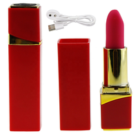 Mini-Lippenstift-Vibrator mit 10 Geschwindigkeiten, Diskreter Klitoris-Stimulator, Nippel-Massagegerät, Vibrierender Bullet