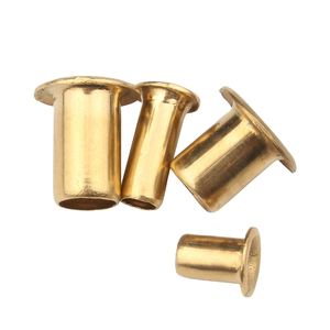 Rivets en aluminium de fabrication industrielle GB876 DIN7340, rivets tubulaires, clous pour circuits imprimés double face, rivets creux en cuivre - Product Image 1