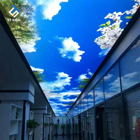 Boîte à lumière LED rectangulaire réversible avec cadre en aluminium, 10000 lumens, installation suspendue portable pour la publicité et les expositions