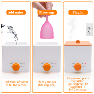 Atacado Copa Menstrual Cup Kegel Steamer Esterilizador Menstrual Disco Esterilização a Vapor Limpeza - Product Image 5