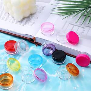 Envases Cosméticos Transparentes, Frascos Pequeños de Plástico Reutilizables a Prueba de Fugas para Bálsamo Labial, Exfoliante, Brillo, Crema y Perlas - Product Image 2