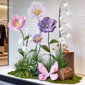 Flor <span class=keywords><strong>Gigante</strong></span> Hecha a Mano Innovadora y Más Vendida para Decoración de Bodas, Escaparates, Escenarios, Fiestas, Hoteles y Centros Comerciales - Product Image 3