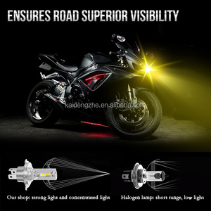 카이뎅저 양면 모터 LED 헤드라이트 전구 <span class=keywords><strong>H4</strong></span> <span class=keywords><strong>H6</strong></span> P15D 오토바이 13W 12-80V 상/하향등 LED 헤드라이트 - Product Image 4