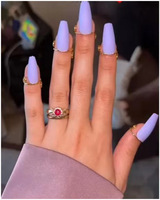 Ensemble de bagues à bulles minimalistes de couleur dorée pour femmes, décorations simples de boules de couleur dorée, bijoux de bagues de déclaration épais
