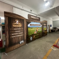 Cabine vidéo Sky 360 avec tube LED vertical pour événements festifs, location pour mariages, lumière annulaire à mouvement lent, télécommande, logo personnalisé