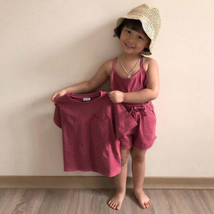 Conjuntos de Ropa de Verano para Bebés Niñas, Conjuntos de Algodón Casual de Manga Corta para Recién Nacidos, Camisetas y Pantalones Cortos, 2 Piezas, Conjuntos Personalizados - Product Image 5