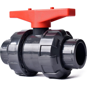 Abk công nghiệp PVC bóng van ASTM EPDM O-ring uPVC đôi đúng Công Đoàn bóng van - Product Image 1