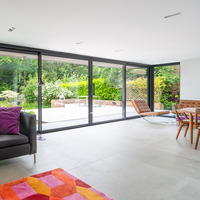 Porte coulissante à vision complète, design personnalisé, véranda, porte à double vitrage, cadre en aluminium, verre trempé, balcon, patio, portes coulissantes