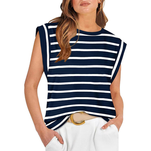 Camiseta de algodón y elastano blanca sin cuello para mujer, reflectante, personalizada, estilo americano, para hacer bolsas, de marca, para hombre - Product Image 3