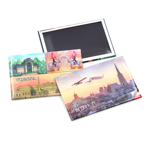 Aimants en étain pour réfrigérateur Aimant souvenir personnalisé Crète Grèce Suisse pour décor de réfrigérateur - Product Image 4