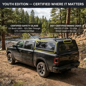 Capote rigide XINYI <span class=keywords><strong>pour</strong></span> Toyota Tundra 5,5 pieds (2006-2026) avec <span class=keywords><strong>tente</strong></span> <span class=keywords><strong>de</strong></span> camping Overland - Product Image 2
