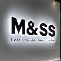 Letrero exterior personalizado, luz Led, Letra de canal 3D, tienda de metal iluminada, letrero para exteriores, tablero con logotipo para negocios
