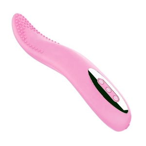 Vibratore Ricaricabile a Forma di Dildo, Stimolatore Punto G, Massaggiatore con Lingua Grande Flessibile, Prodotto Sexy per Adulti - Product Image 4