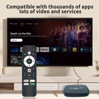 Décodeur numérique intelligent 4K pour TV, récepteur satellite, boîte de diffusion en continu, boîte TV Android intelligente Aibox, vente en gros