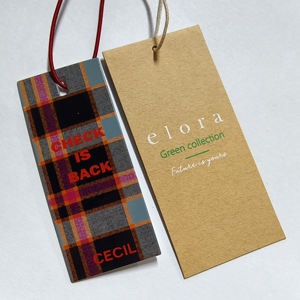 <span class=keywords><strong>DP28</strong></span> Étiquettes personnalisées de luxe pour la vente au détail d'étiquettes en papier kraft estampillé en feuille d'or Étiquettes pivotantes avec suivi RFID pour marque de boulangerie alimentaire - Product Image 5