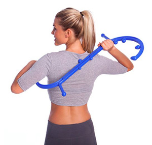 Triggerpunkt Selbstmassage Stick Hook Körpermuskelentlastung Nacken Rücken <span class=keywords><strong>Massage</strong></span> therapeutische Werkzeuge - Product Image 1