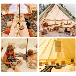 Offre Spéciale grand luxe 5M 5 personnes toile mongole luxe Glamping Camping yourte <span class=keywords><strong>maison</strong></span> cloche tente à <span class=keywords><strong>vendre</strong></span> - Product Image 3