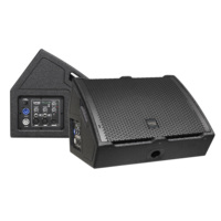 DASN MAX12MDE 2000W 12 pouces DSP Haut-parleur coaxial actif en bois pour scène, studio, groupe, DJ, chanteur, moniteur professionnel