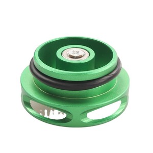 Tapa de Combustible de Aluminio Xuzhong de 13-18 mm para Dodge Ram Diesel, Repuesto Verde Azul, Paquete de Dos - Product Image 5