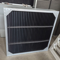 Ventilateur de poulailler anti-lumière avec persiennes et capot de récupération de chaleur pour élevage