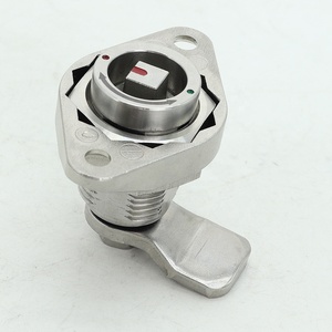 Verrou à came à quart de tour en acier inoxydable SS304, à entraînement carré/triangulaire, loquet rotatif à compression robuste pour applications ferroviaires - Product Image 5