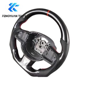 Volant en fibre de carbone pour <span class=keywords><strong>Volvo</strong></span> Xc60 Xc70 Xc90 V40 V60 V70 V90 <span class=keywords><strong>S40</strong></span> S60 S80 S90 2018 2019 2020 <span class=keywords><strong>2021</strong></span> 2022 2023 2024 2025 - Product Image 4