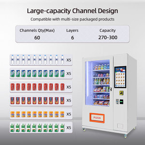 Máy bán nước uống đóng chai tự động 300 chai phổ biến nhất với màn hình hiển thị - Product Image 5