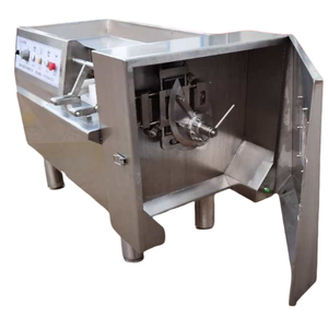 Découpeuse électrique automatique de tranche de viande de cube frais congelé de bande de légumes de boeuf de porc de poisson - Product Image 4