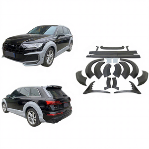 Kit de carrosserie <span class=keywords><strong>AB</strong></span> FRP pour Audi Q7 2021-2024, large carrosserie, passage de roue, panneau de porte, aileron en fibre de carbone, aileron supérieur - Product Image 1