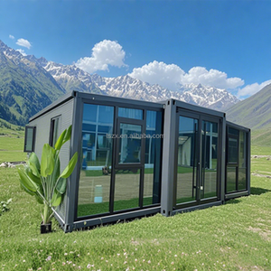 Gran oferta, casa contenedor expandible prefabricada <span class=keywords><strong>de</strong></span> lujo <span class=keywords><strong>de</strong></span> 20 pies y 40 pies, casa modular <span class=keywords><strong>de</strong></span> 2 y 3 dormitorios - Product Image 1
