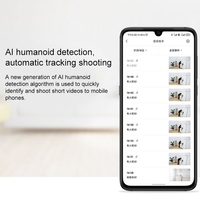 Cámara PTZ Inteligente Original 2K, Cámara de Seguridad WiFi de 3MP F1.4, 360° °   Rotación con IA, Detección Humana, Audio Bidireccional