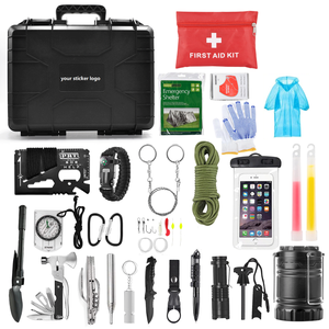 Kit de Emergencia Mejorado, Kit de Supervivencia Táctica Completo para el Hogar y Kit de Primeros Auxilios con Caja de Almacenamiento - Product Image 1