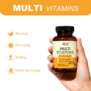 Kapsul Multi Vitamin 470mg - Suplemen Diet untuk Kesehatan Umum dan Imunitas Dewasa 2 Kapsul Per Porsi 60 Kapsul/Botol Grosir - Product Image 4